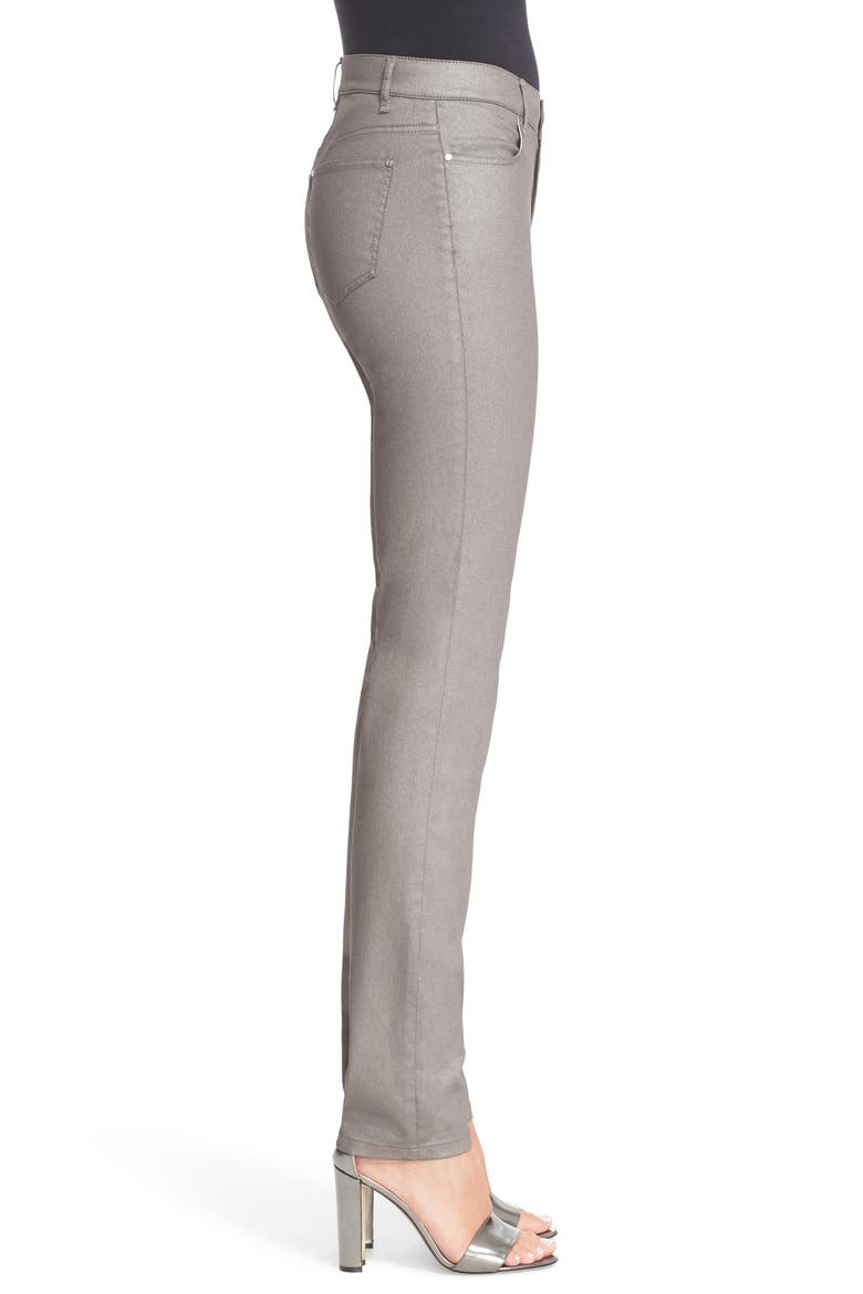 Curvy Fit Skinny Jeans, Alternate, color, SILVER