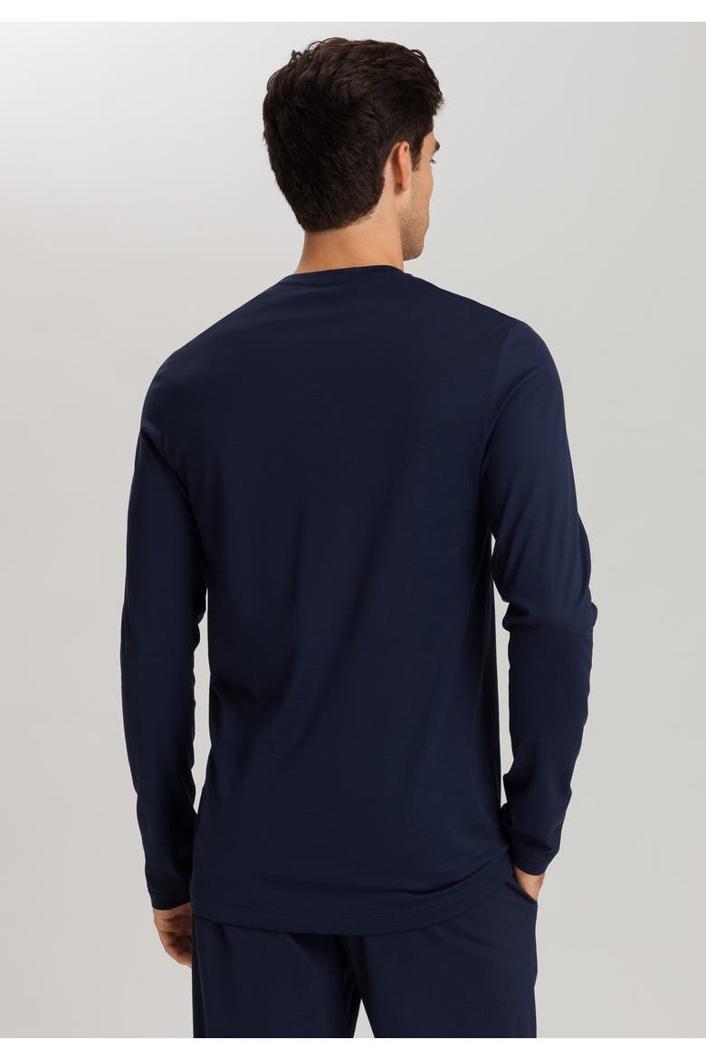 Night And Day Cotton Crew Neck Top, Alternate, color, Deep Navy
