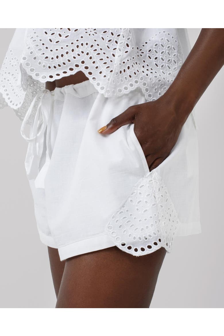 Nora Shifli Shorts, Alternate, color, White