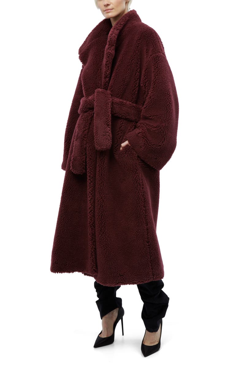 Apparis Subi Faux Fur Wrap Teddy Coat, Alternate, color, 