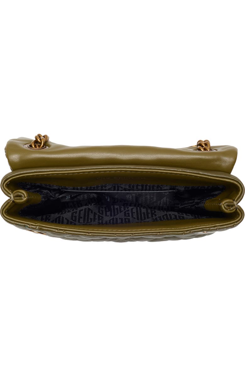 Kurt Geiger London Mini Brixton Bag, Alternate, color, Khaki Leather