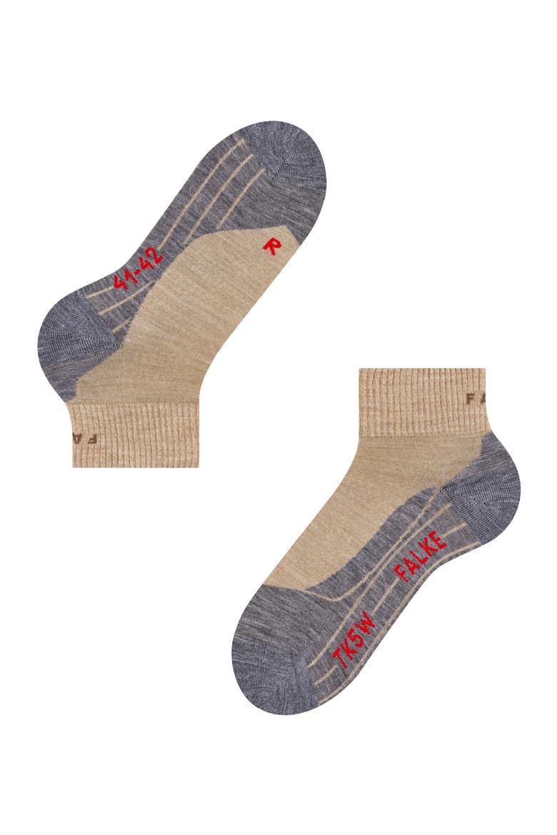 TK5 Wander Short Hiking Socks, Alternate, color, Nature Melange