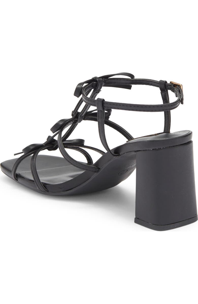 RACHEL Rachel Roy Cologne Bow Block Heel Sandal, Alternate, color, Black