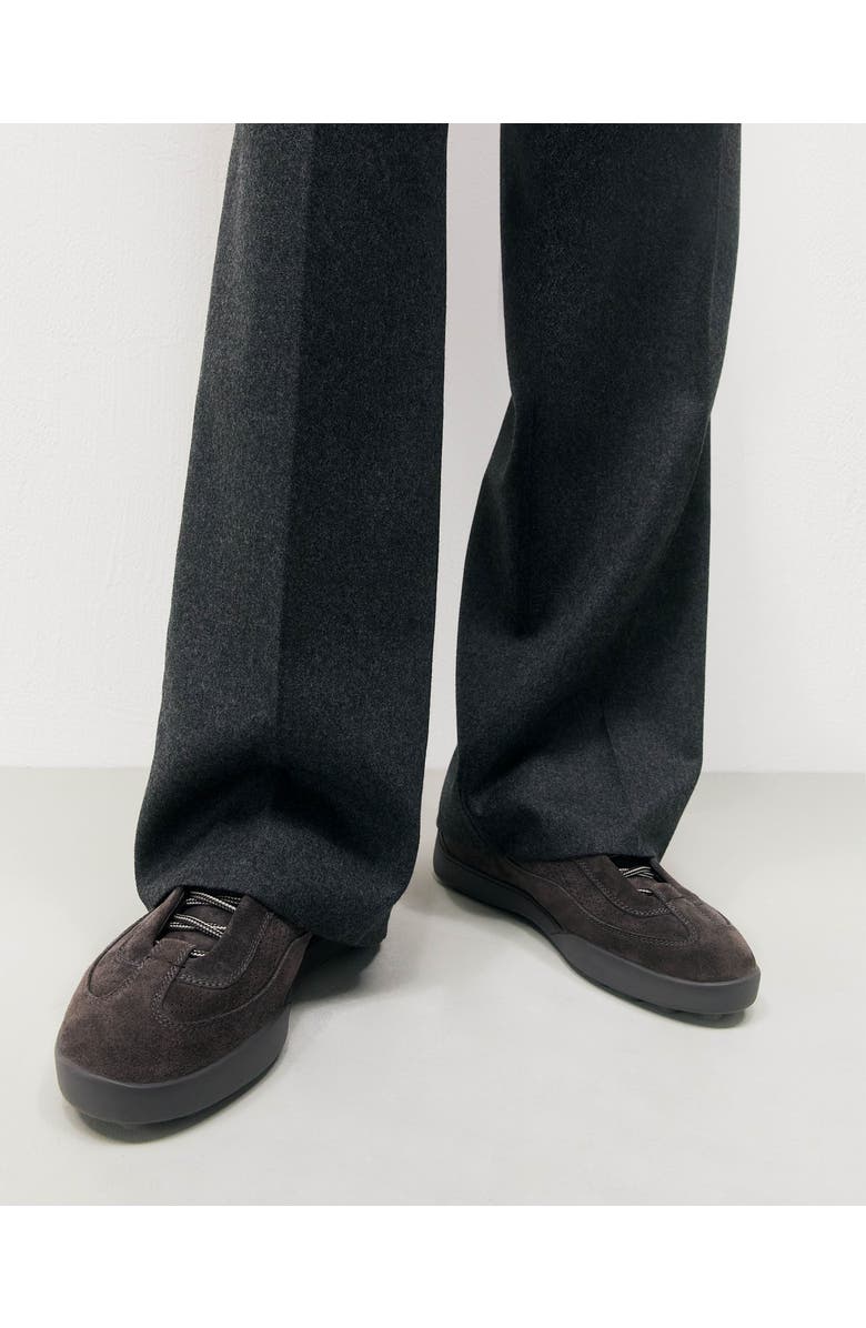 Bally Manto Runner Sneaker in Dark Suede, Alternate, color,