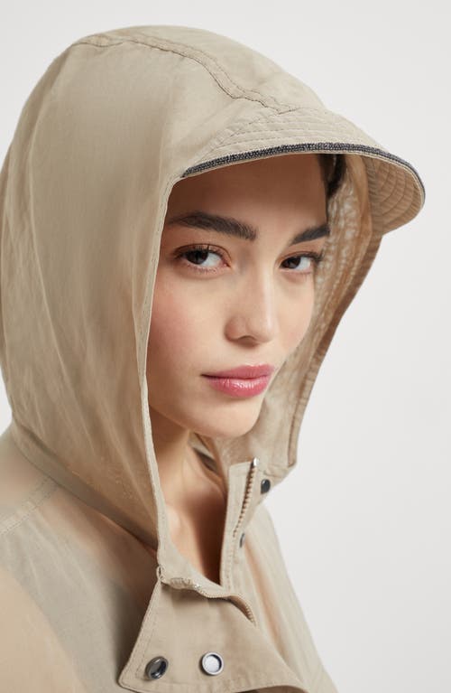 Brunello Cucinelli Cotton Organza Duster Coat