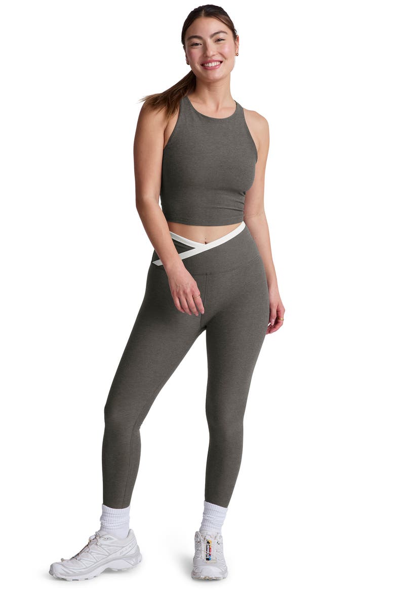Spacedye Refocus Racerback Crop Tank, Alternate, color, TRUE GRAY HEATHER