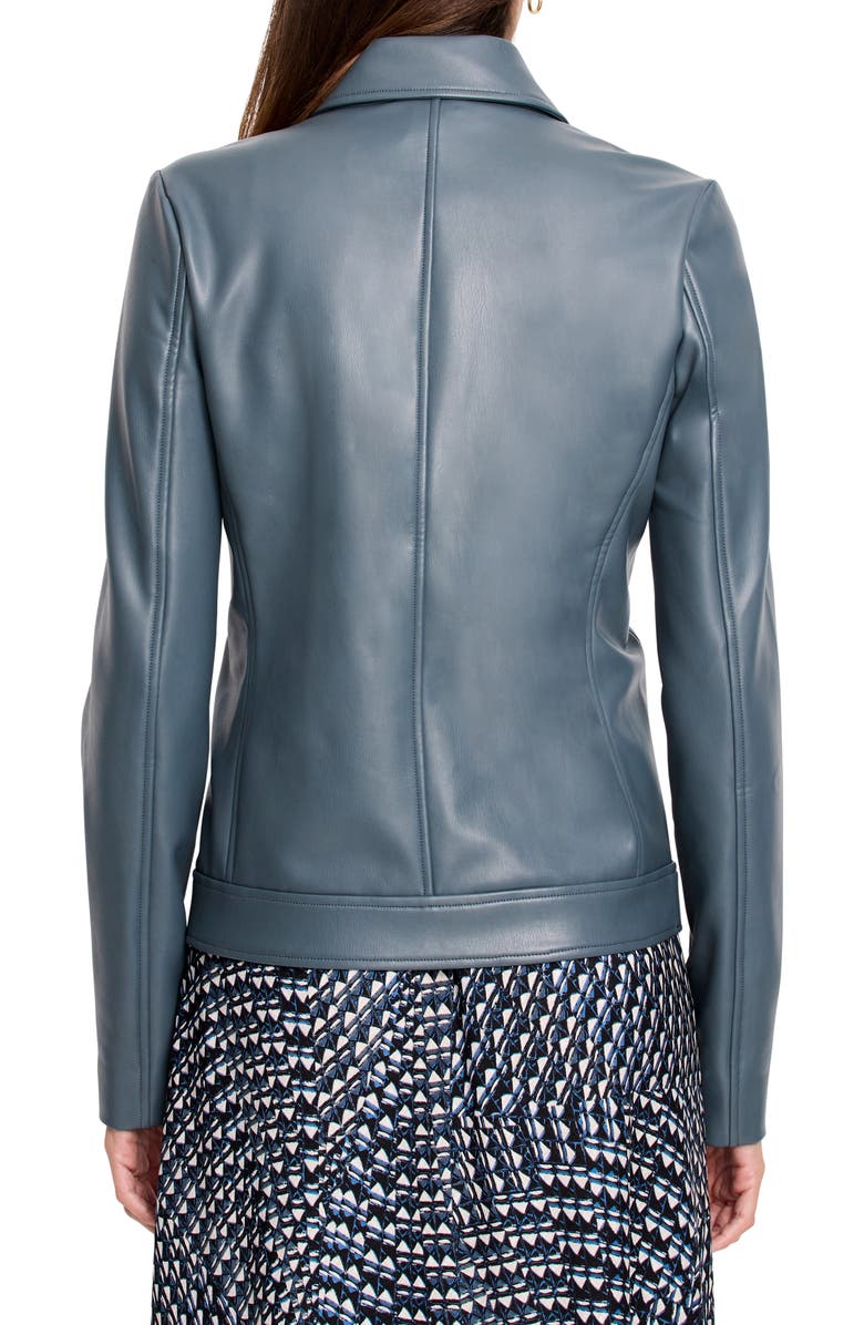 NIC+ZOE Downtown Faux Leather Jacket, Alternate, color, Patina
