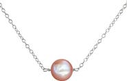 The Pearl Source 14K Gold Pink Freshwater Solitaire Pearl & Gold Pendant