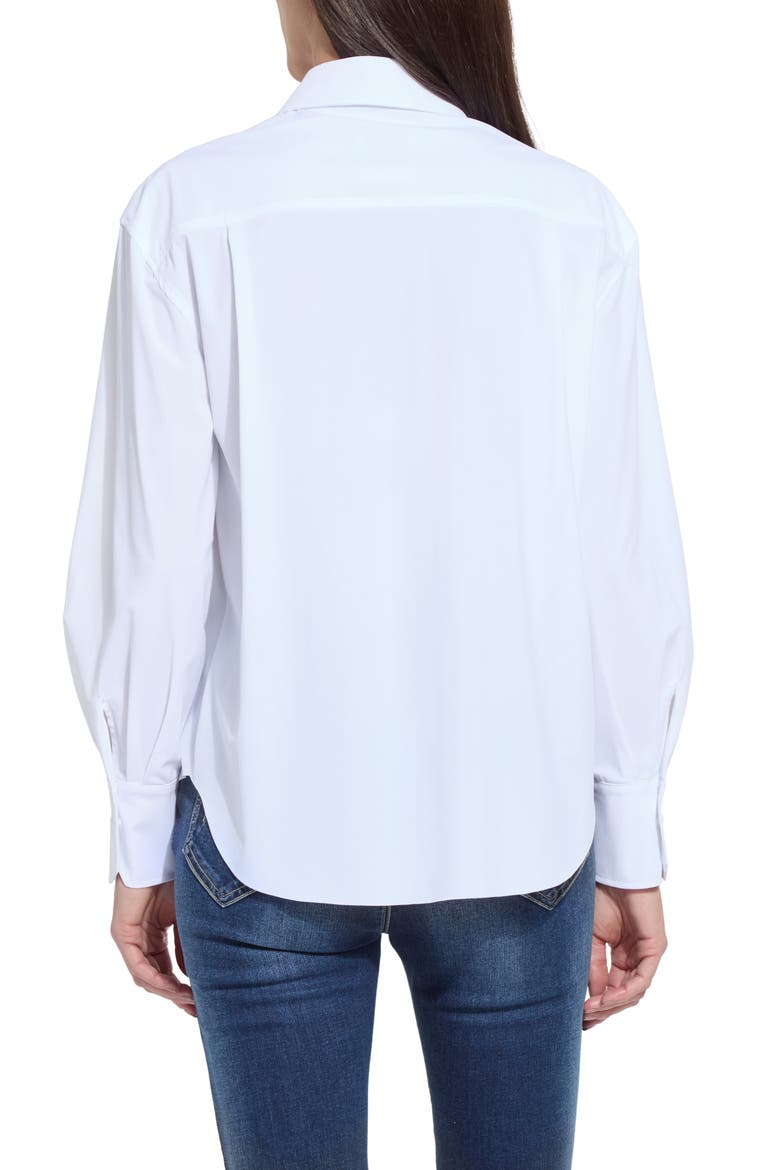 Desire Balloon Sleeve Shirt, Alternate, color, WHITE