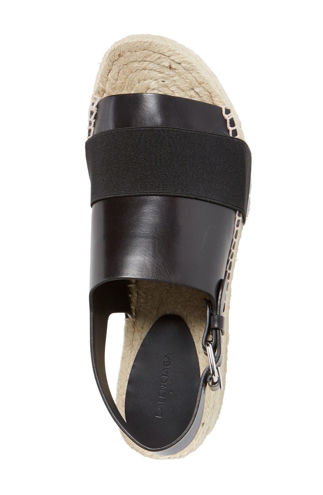 Balenciaga Espadrille Platform Sandal, Alternate, color, 