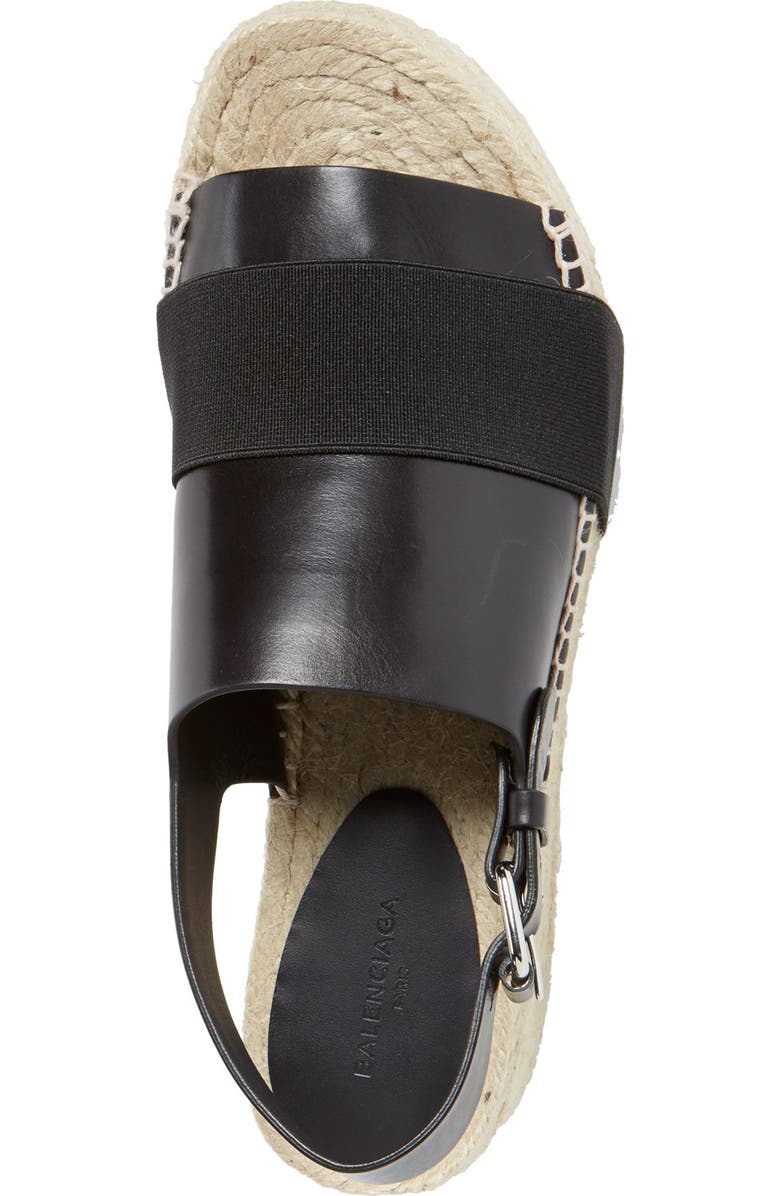 Balenciaga Espadrille Platform Sandal, Alternate, color,