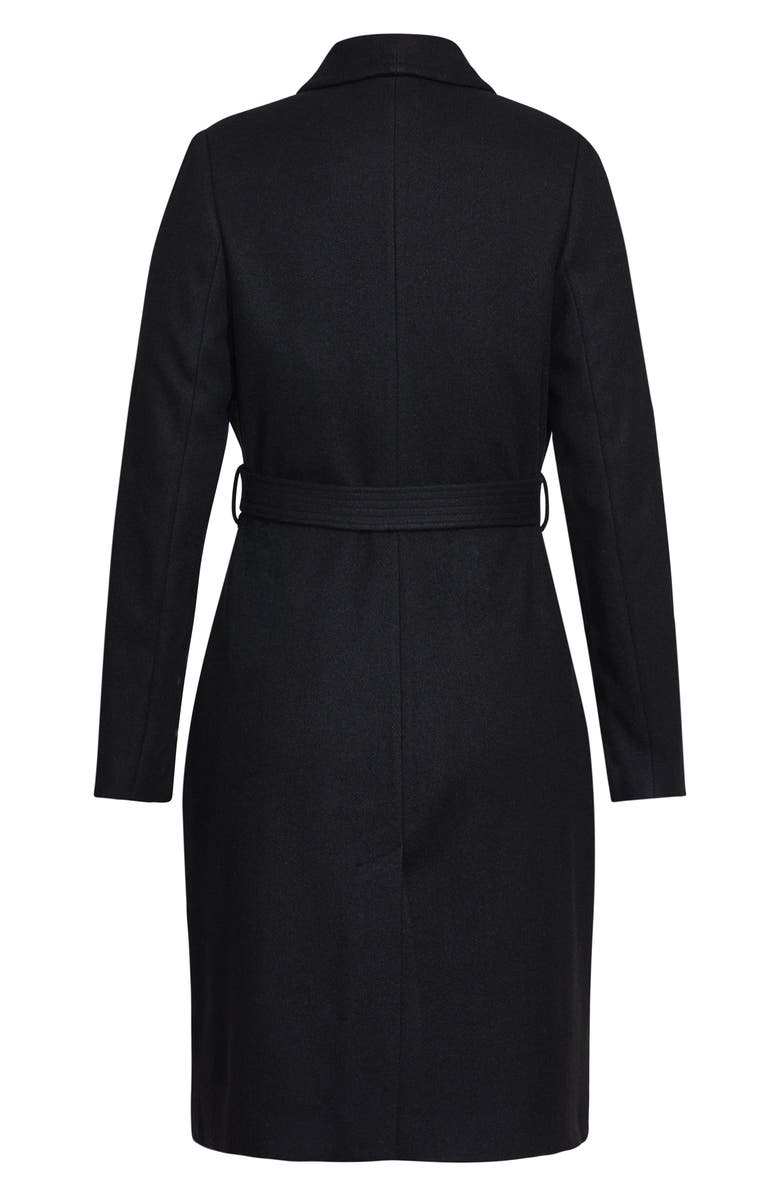 City Chic Belted Trench Coat, Alternate, color, 