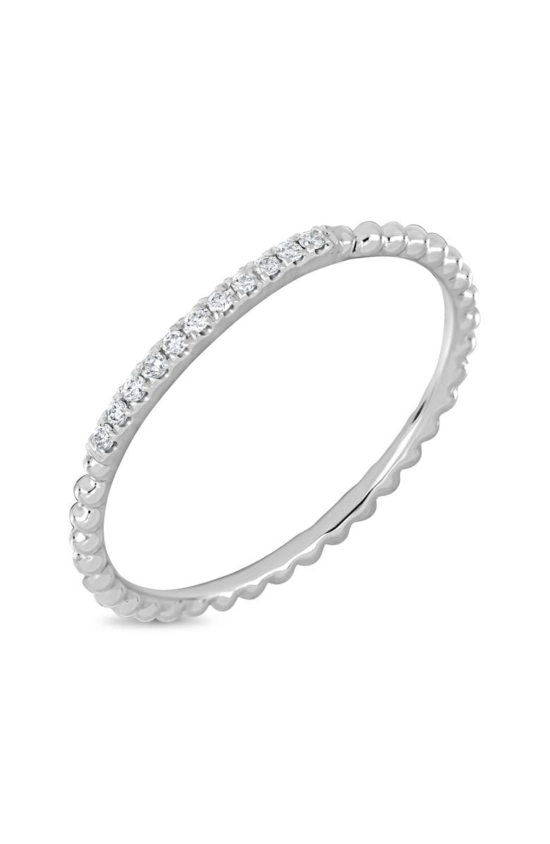 Bony Levy Mykonos Diamond Stacking Rin, Main, color, 18Kw White Gold