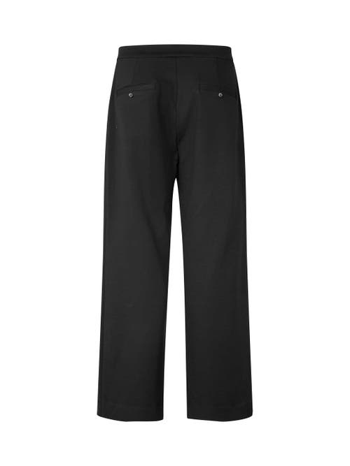 Masai Copenhagen Maplegia Wide Leg Tailored Pants In Black