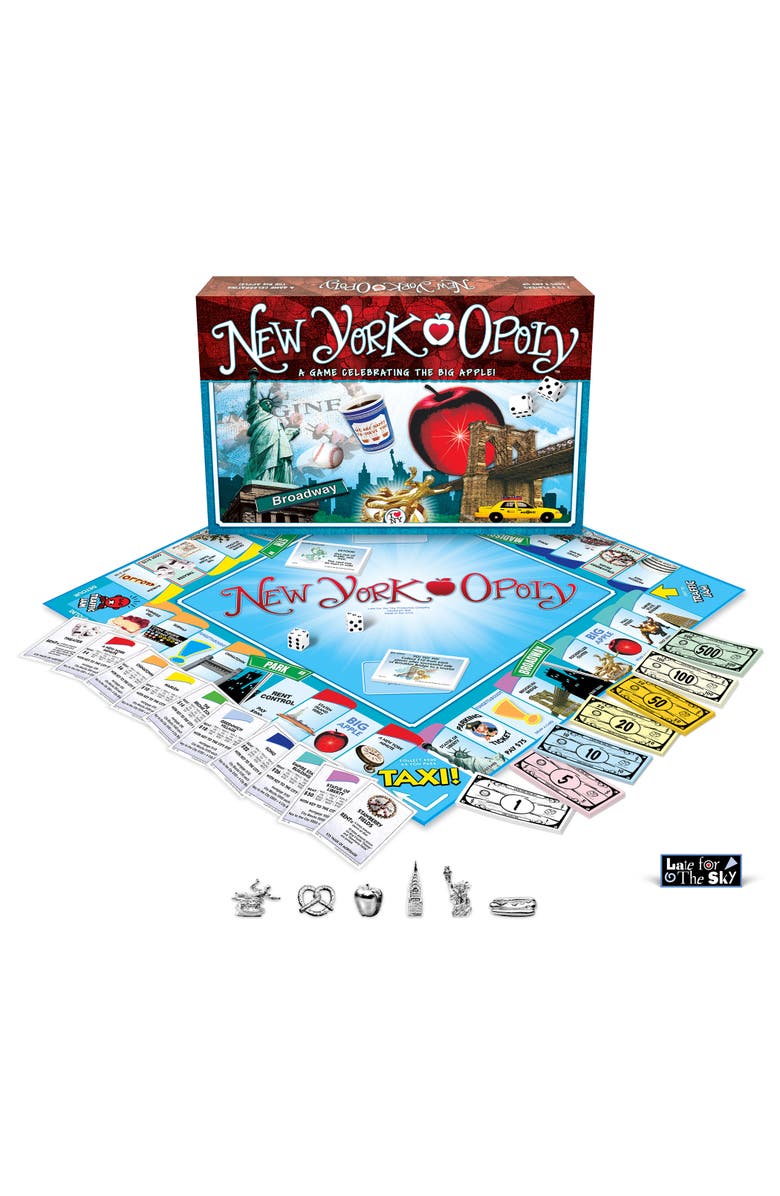 Late for the Sky New Yorkopoly Monopoly Board Game, Main, color,
