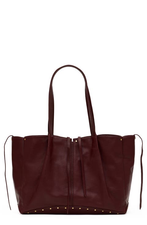 Meryl Leather Carryall Tote