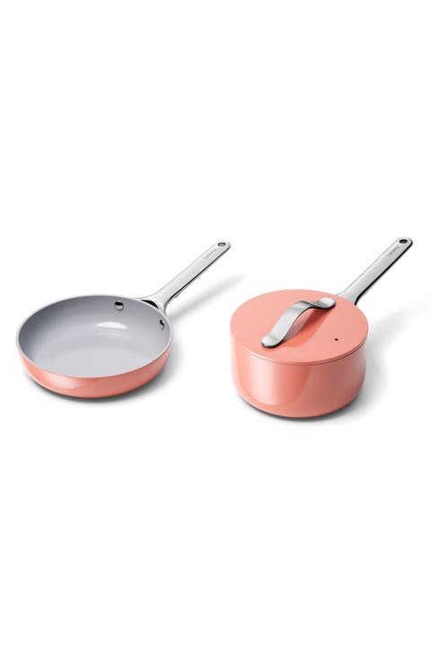 Nonstick Ceramic Mini Fry Pan & Sauce Pan Set