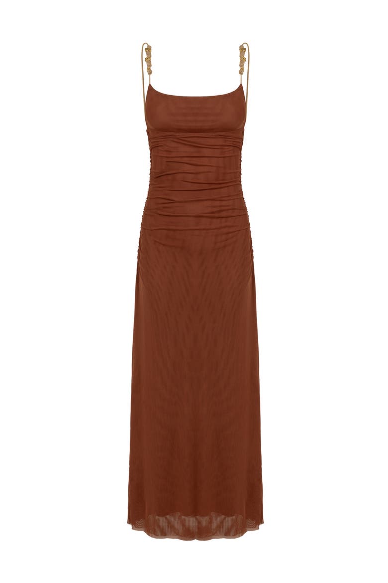 Rumi Long Dress, Alternate, color, MEDIUM BEIGE