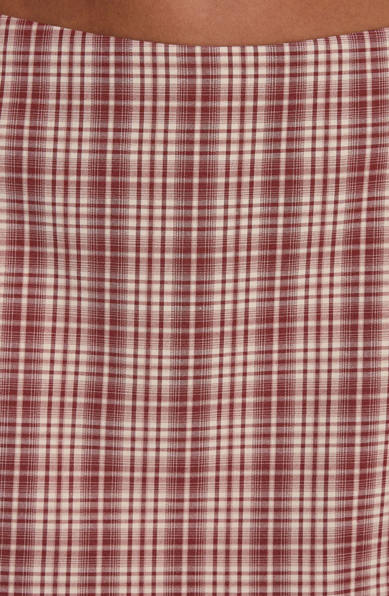 Princess Polly Theodosia Check Miniskirt, Alternate, color, 