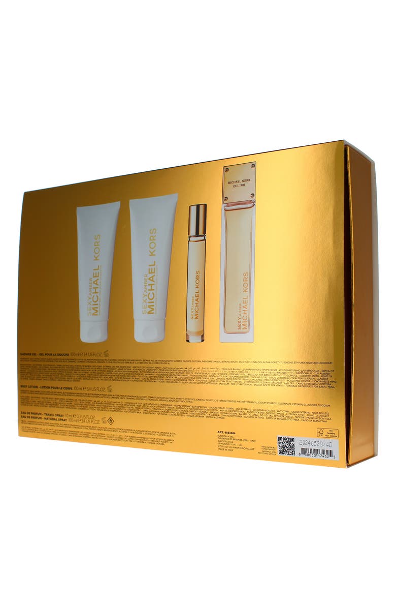 Michael Kors Sexy Amber 4-Piece Fragrance Gift Set, Alternate, color,