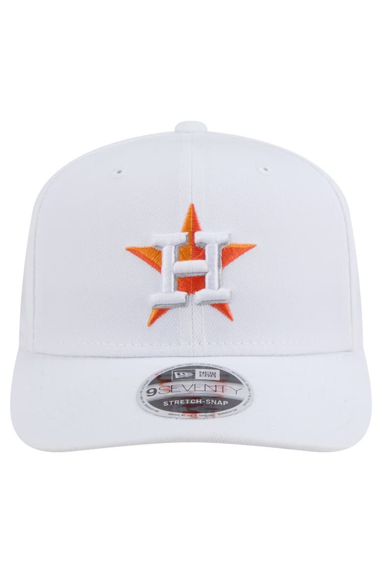 Men's New Era White Houston Astros COOLERA 9SEVENTY Adjustable Hat, Alternate, color, White