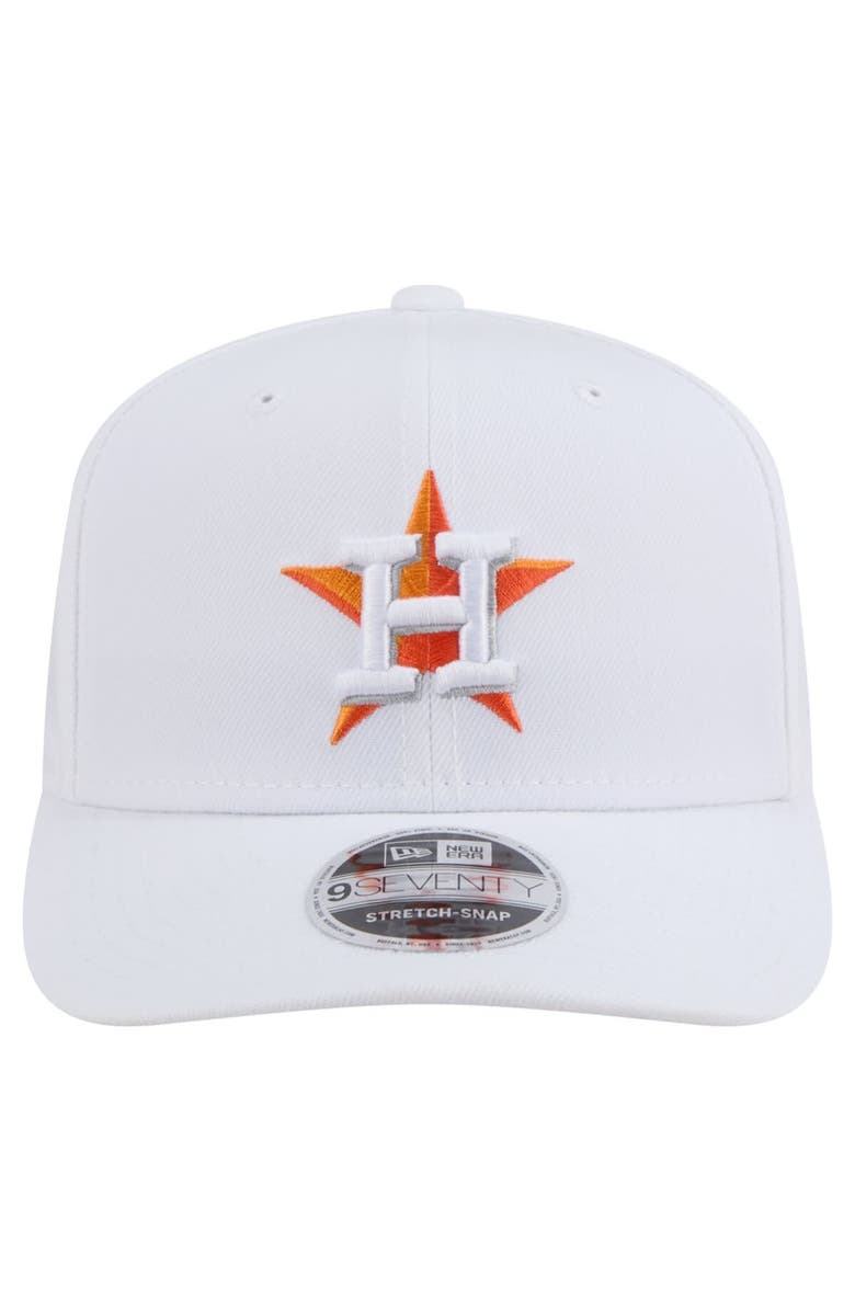 New Era Men's New Era White Houston Astros COOLERA 9SEVENTY Adjustable Hat, Alternate, color, White