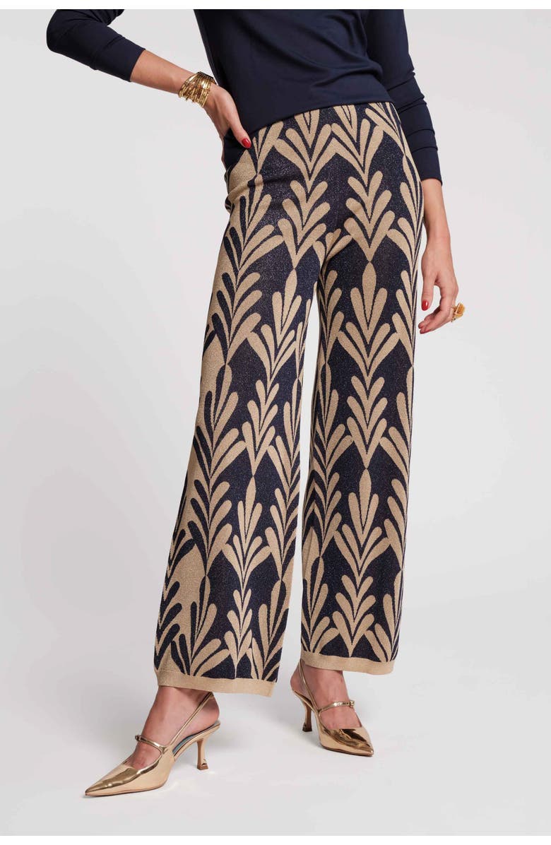 Frances Valentine Dakota Pant, Main, color, Navy/Gold