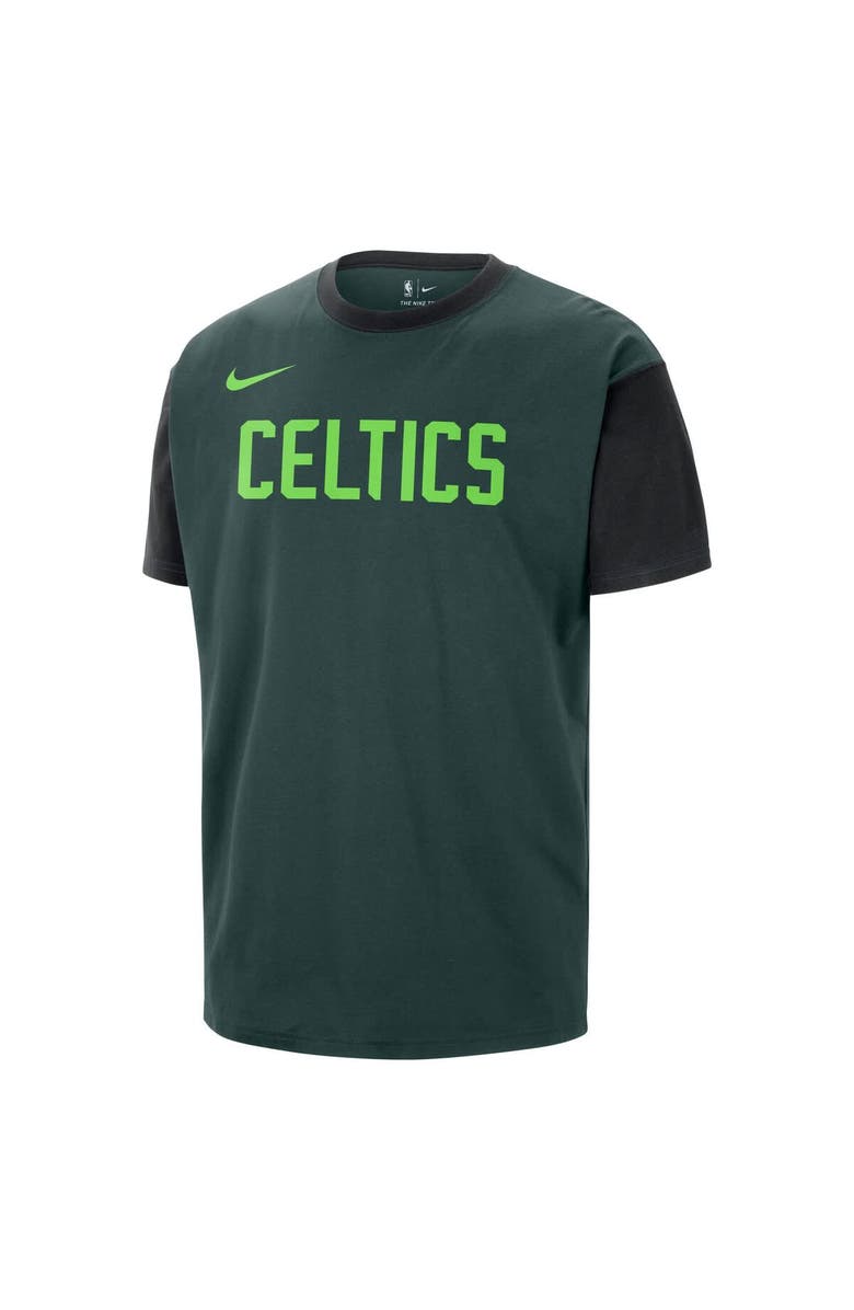 Nike Men's Nike Green Boston Celtics 2024/25 City Edition Courtside Color Block T-Shirt, Alternate, color, 
