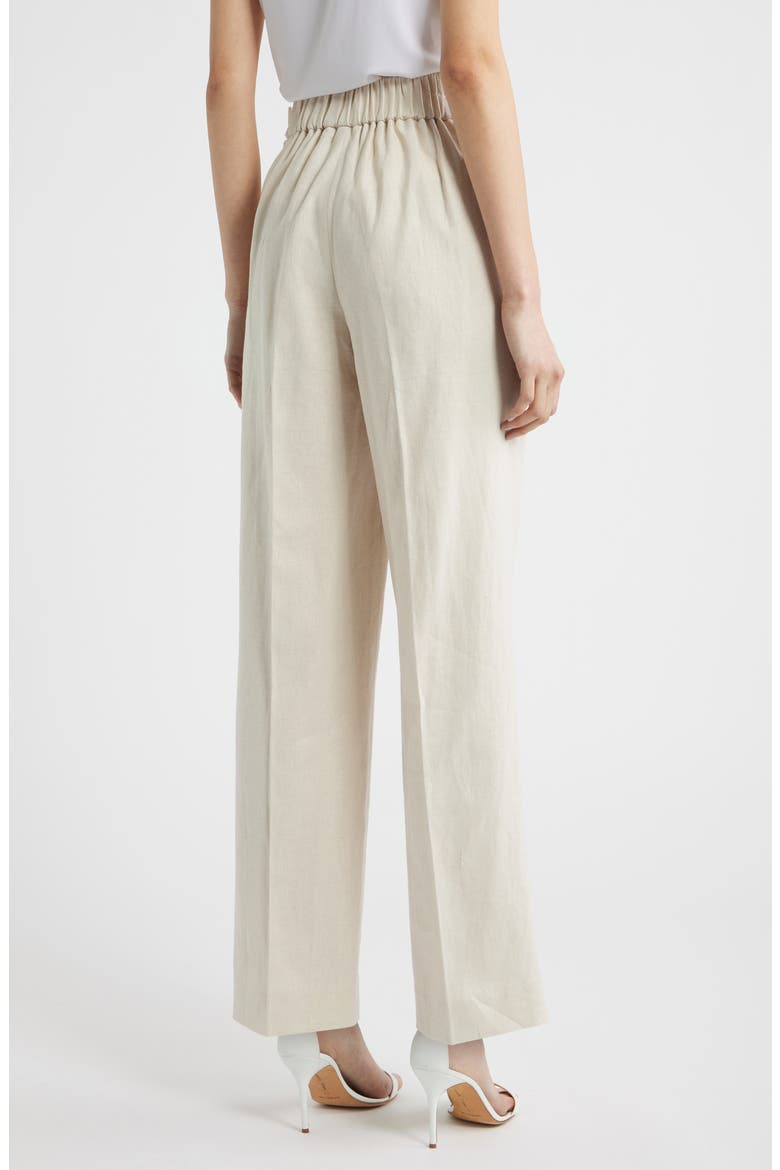 Pull-On Crop Wide Leg Pants, Alternate, color, NATURAL GRAIN