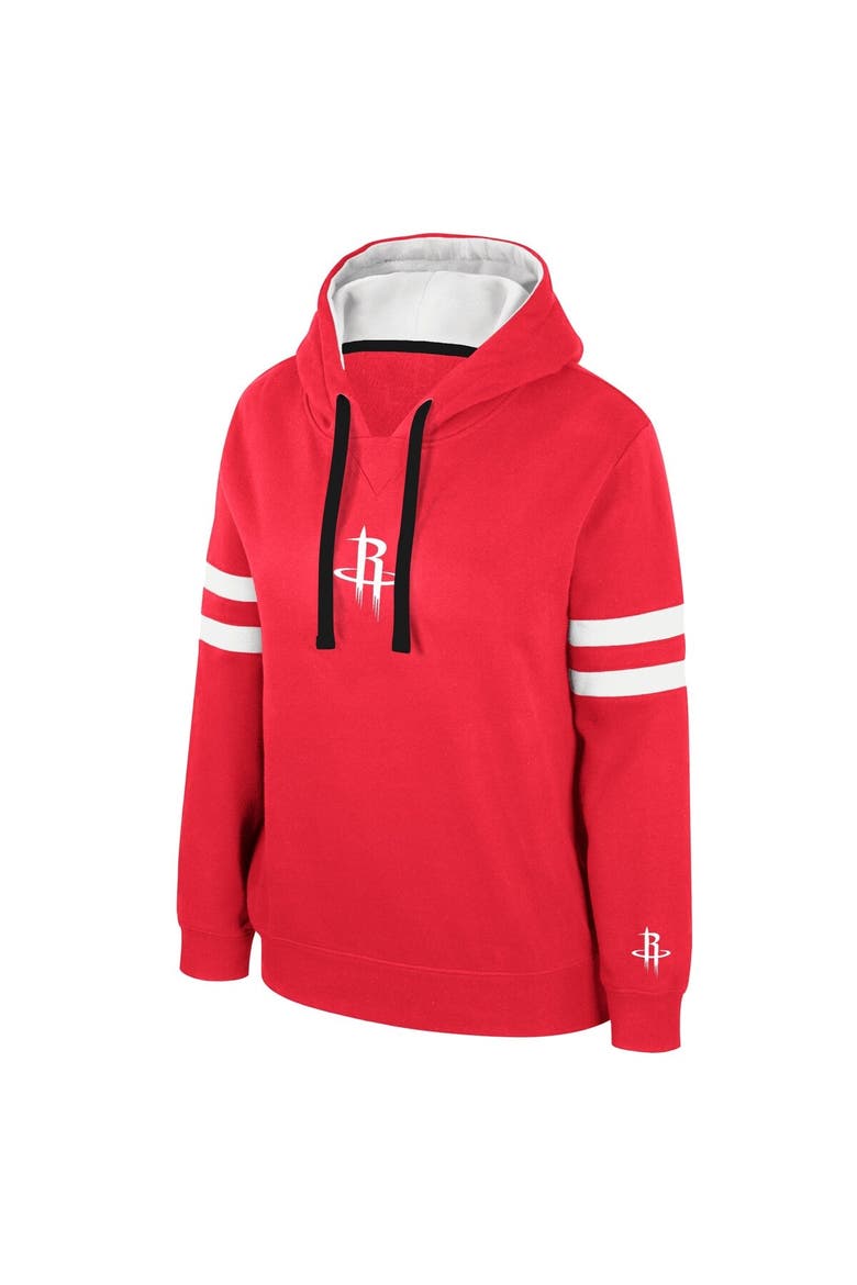 Women's Stadium Essentials Red Houston Rockets Road Game Pullover Hoodie, Alternate, color, Red