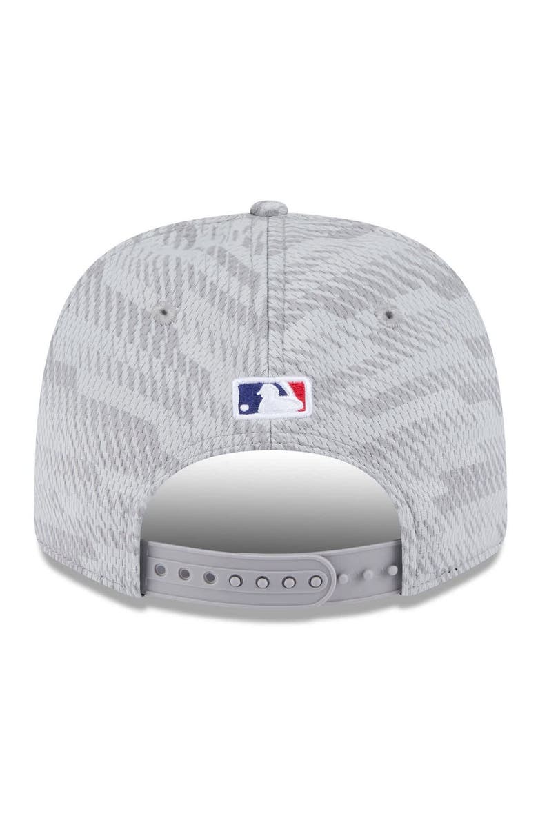 New Era Men's New Era Gray Los Angeles Dodgers 2025 MLB Clubhouse 9SEVENTY Stretch-Snap Hat, Alternate, color, 