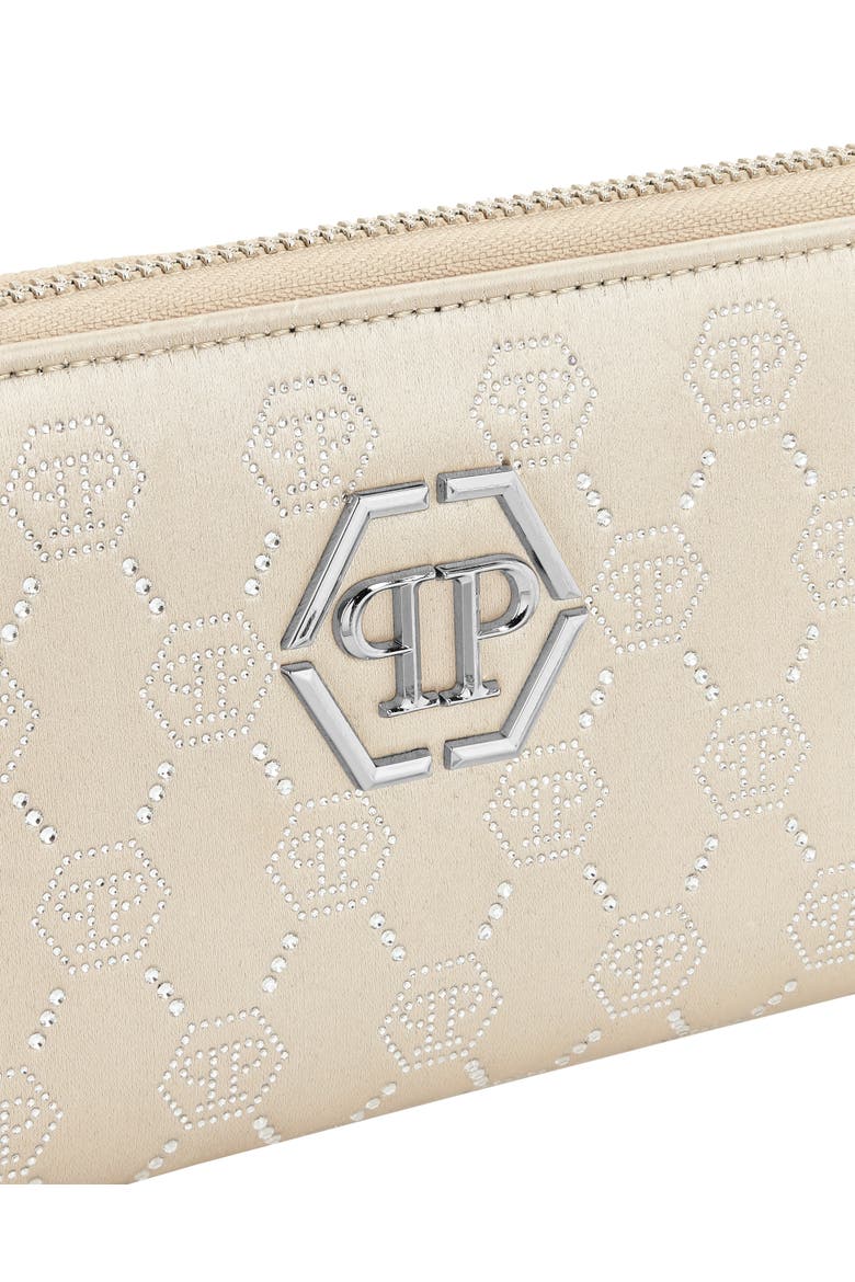 Zip Around Wallet Women, Alternate, color, beige