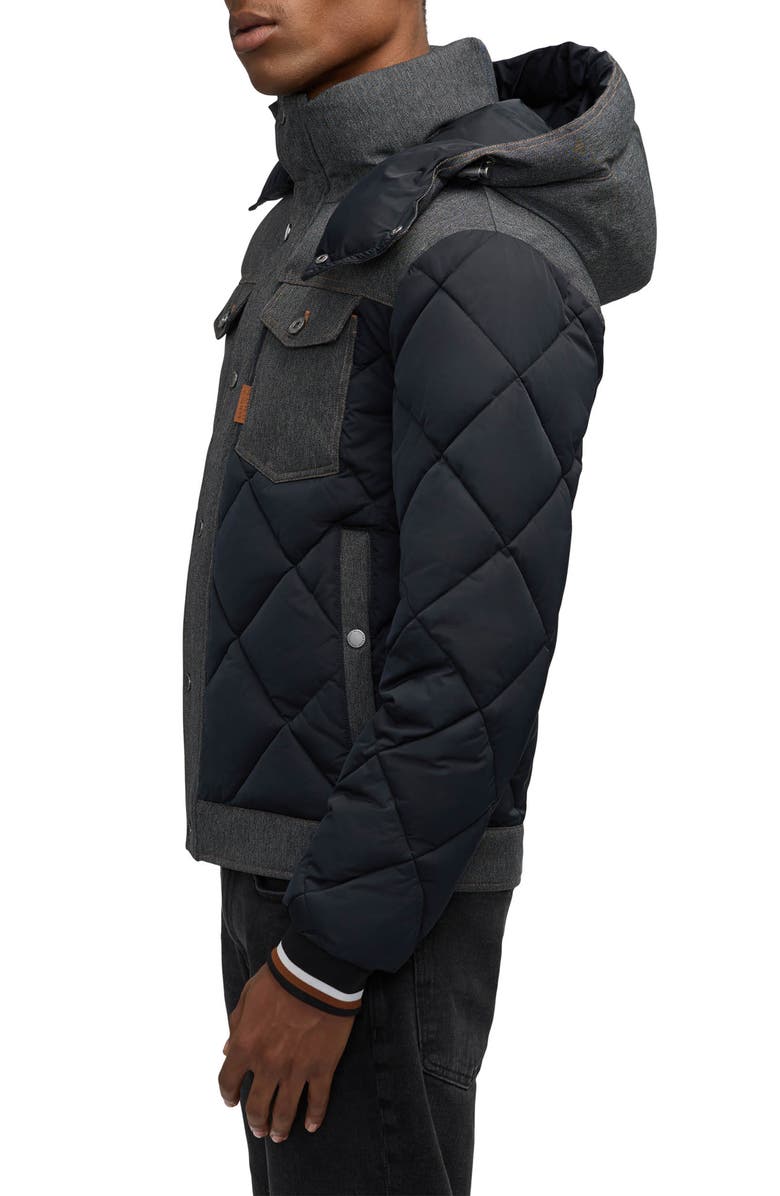 Scotch & Soda Oren Water Repellent Hooded Puffer Jacket, Alternate, color,