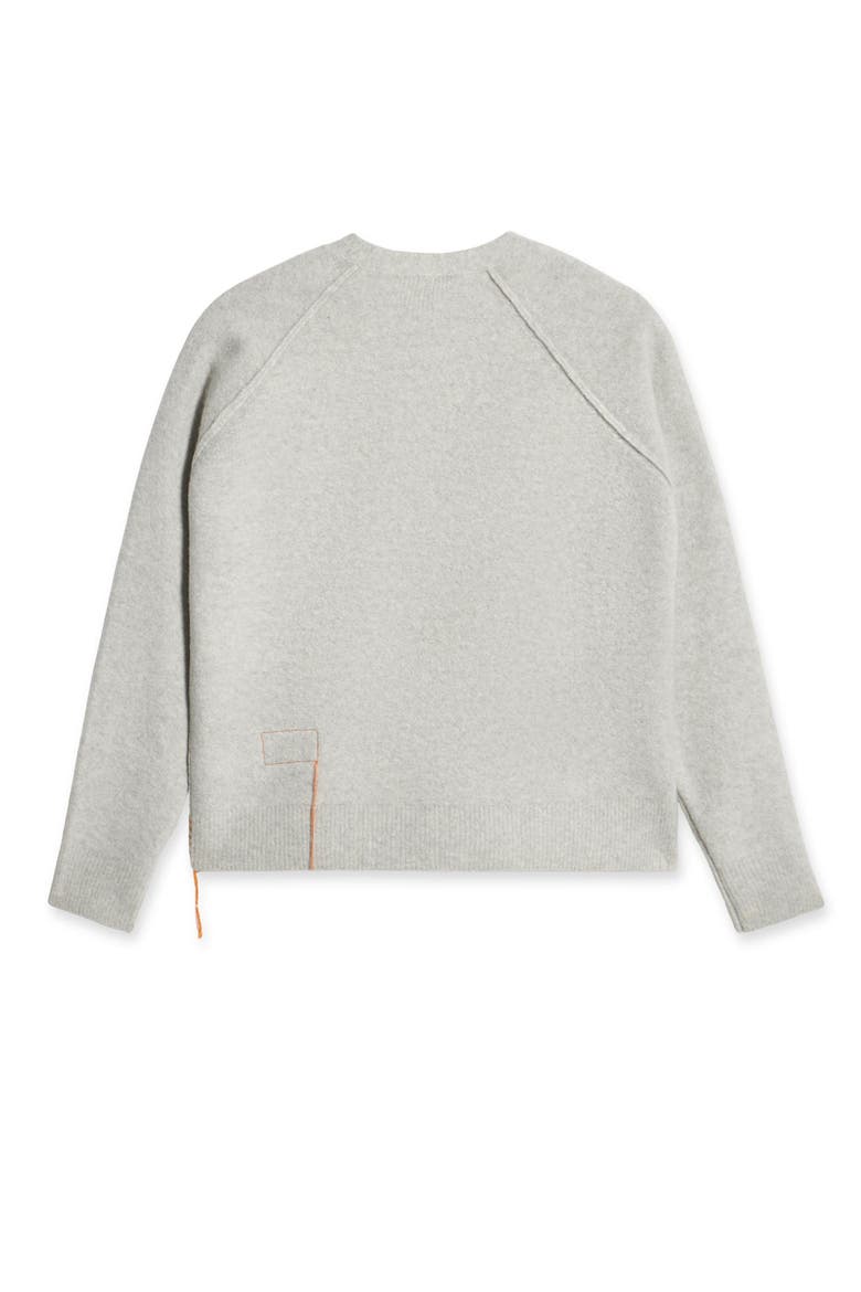 Harvard Wool Raglan Sleeve Crewneck Knit, Alternate, color, MELANGE