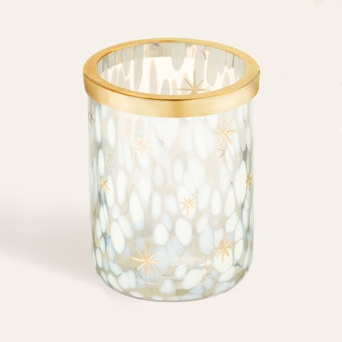 Aravali Glass Toothbrush Holder 3" x 3" Bath Essential