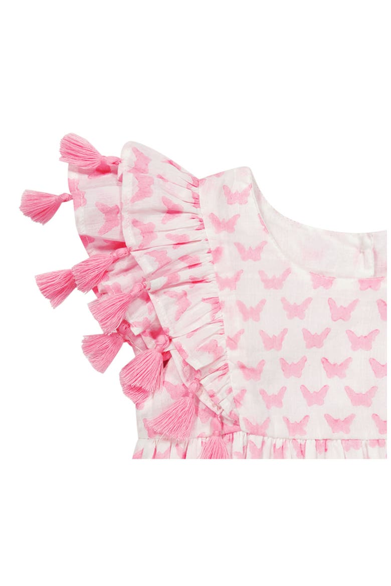 Anna Baby Romper, Alternate, color, White Pink