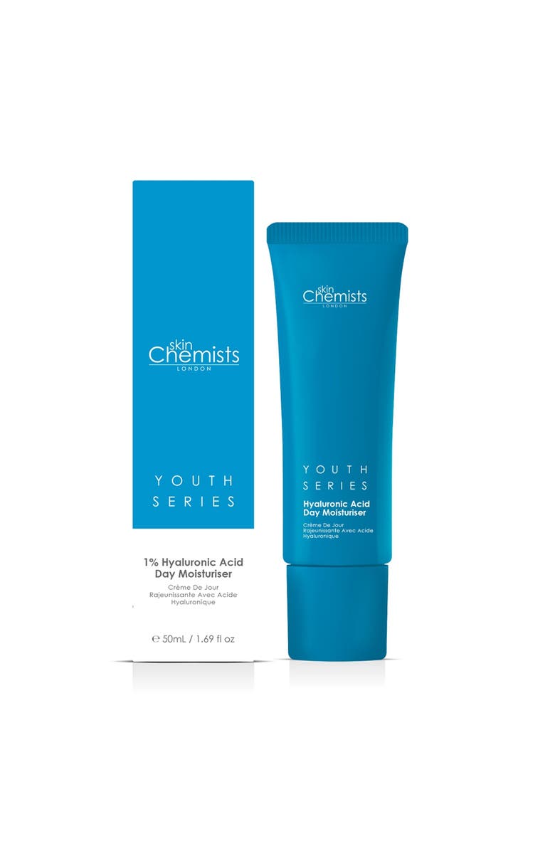SKINCHEMISTS Youth Series 1% Hyaluronic Acid Day Moisturiser 50ml x 3 Trio Set, Main, color, White