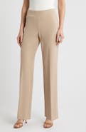 Anne Klein High Waist Pull On Wide Leg Pants