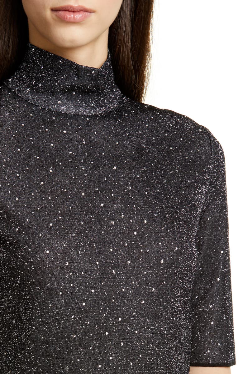 St. John Collection Diamond Sparkle Knit Sweater, Alternate, color,