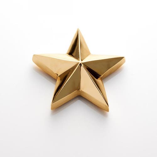 Lunares North Star Symbol In Gold