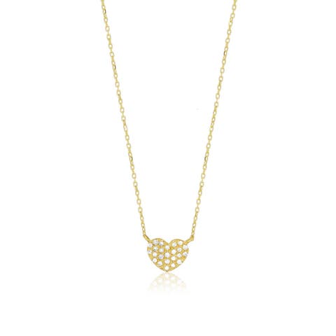 Mini Diamond Heart Necklace