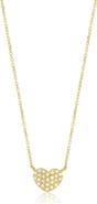 The Lovery Fine Jewelry Mini Diamond Heart Necklace
