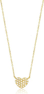 The Lovery Fine Jewelry Mini Diamond Heart Necklace