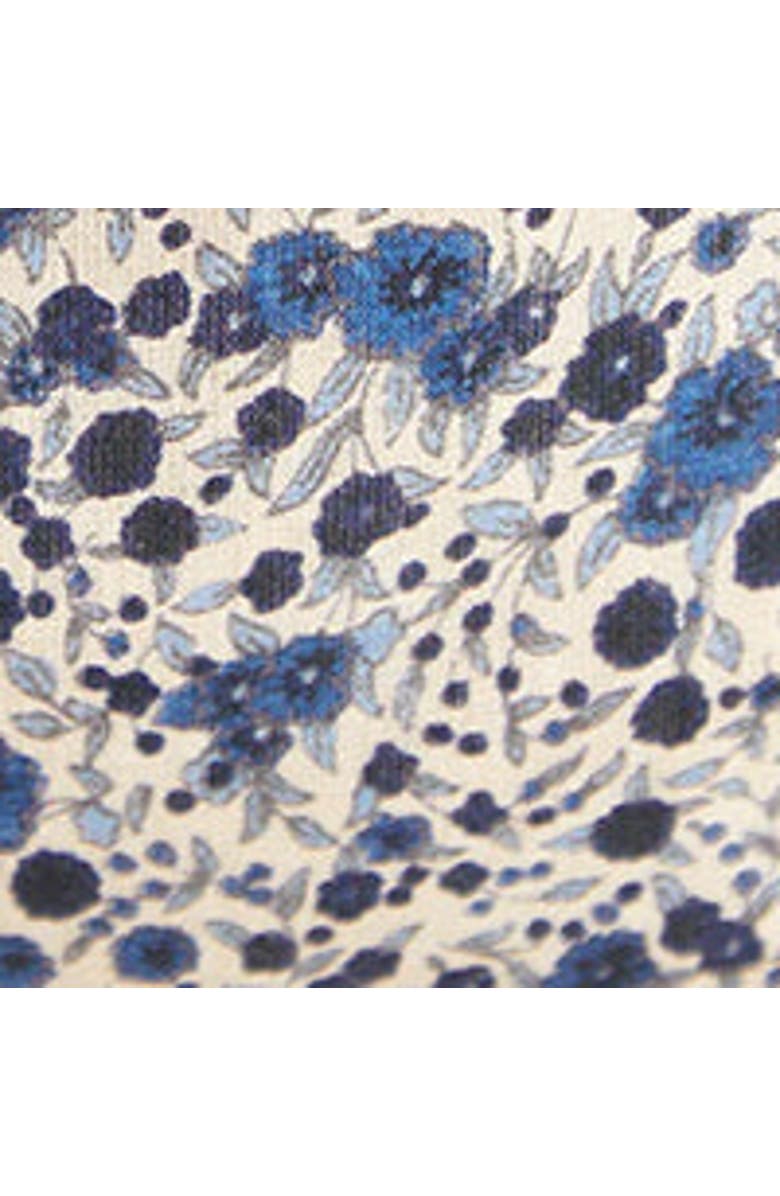 Lily and Lionel London Karen Aster Floral Scarf, Alternate, color, Blue