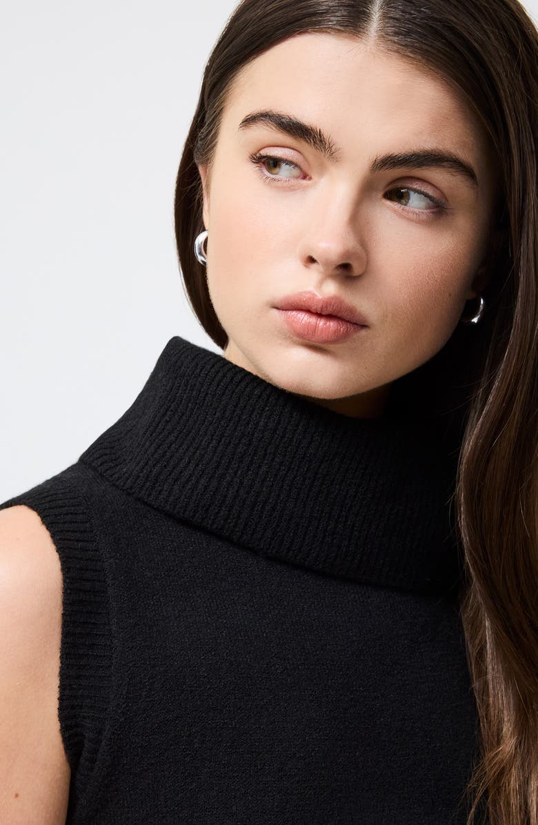 French Connection Vhari Sleeveless Turtleneck Mini Sweater Dress, Alternate, color, 