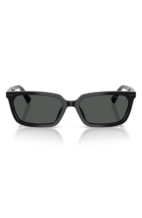 55mm Rectangular Sunglasses