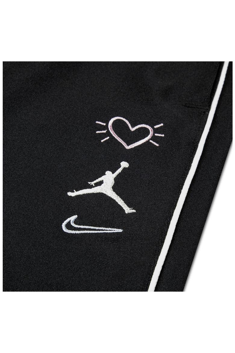 Kids' Love is in the Air Track Pants, Alternate, color, OFF NOIR