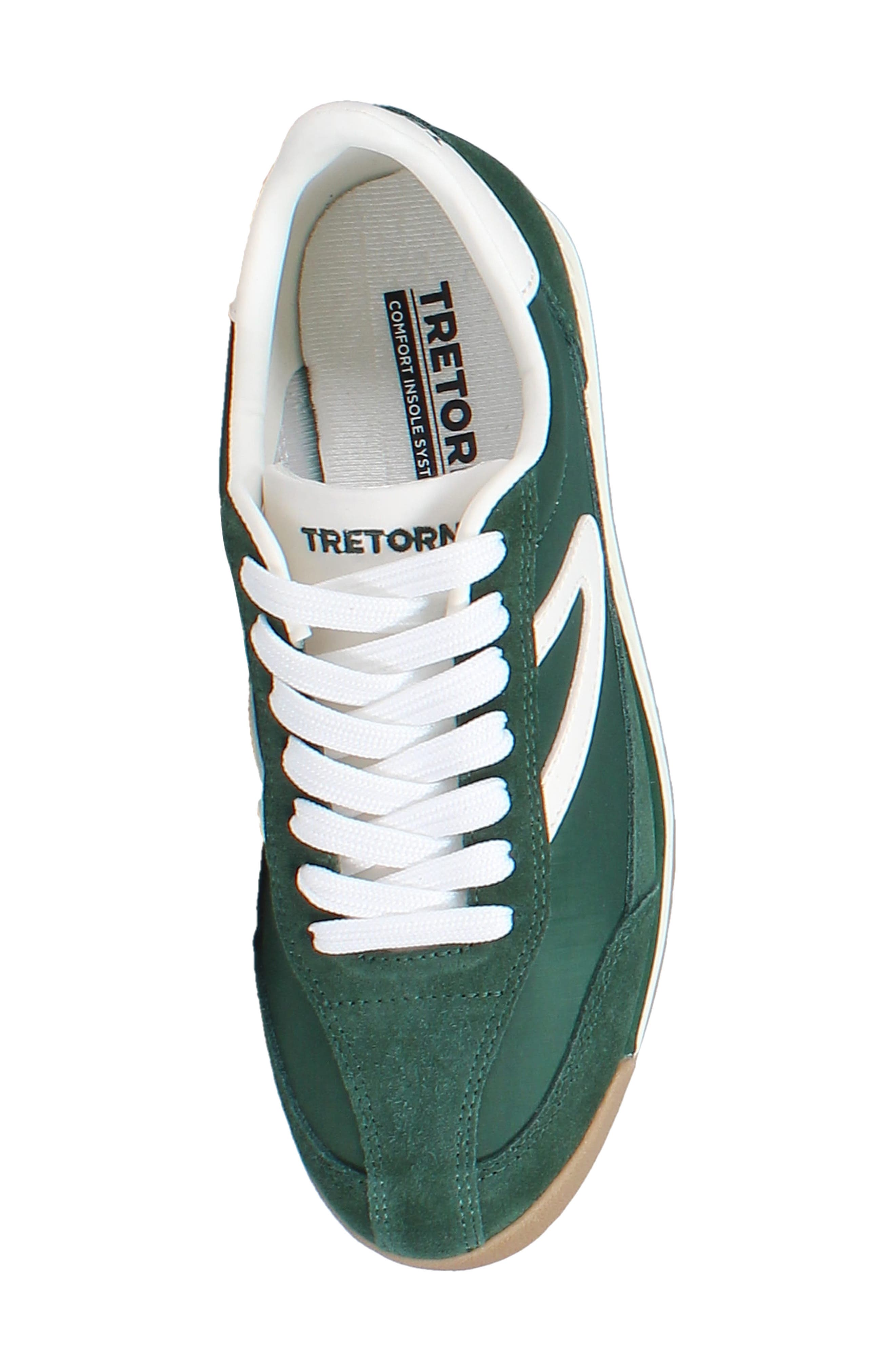 Tretorn Rawlins Retro Sneaker, Alternate, color, Green/ Green