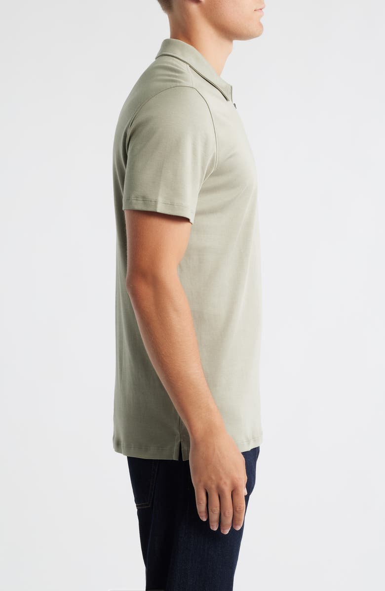 Robert Barakett Georgia Zip Polo, Alternate, color, Dried Sage