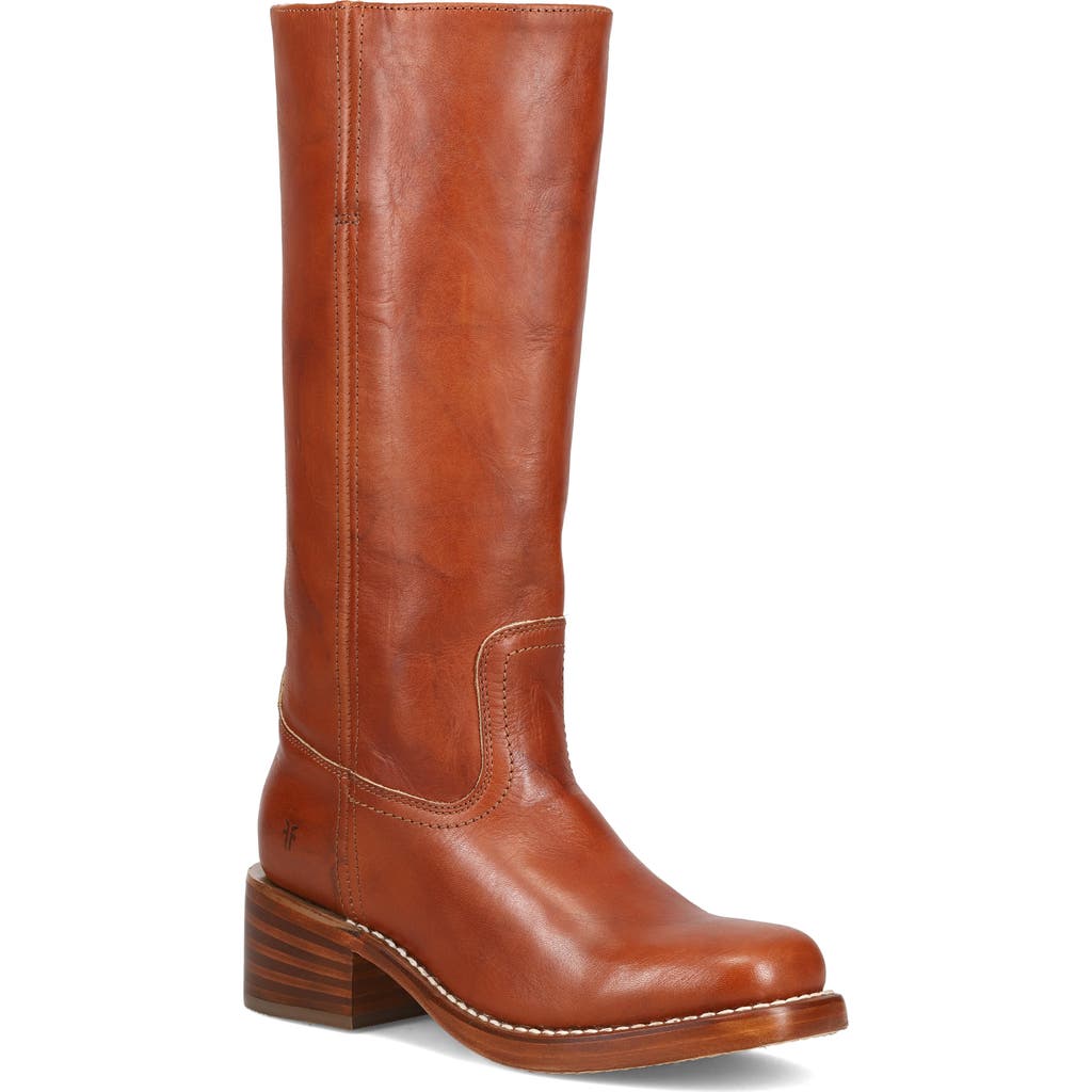 Frye Campus Knee High Boot In Saddle- Montana Leather